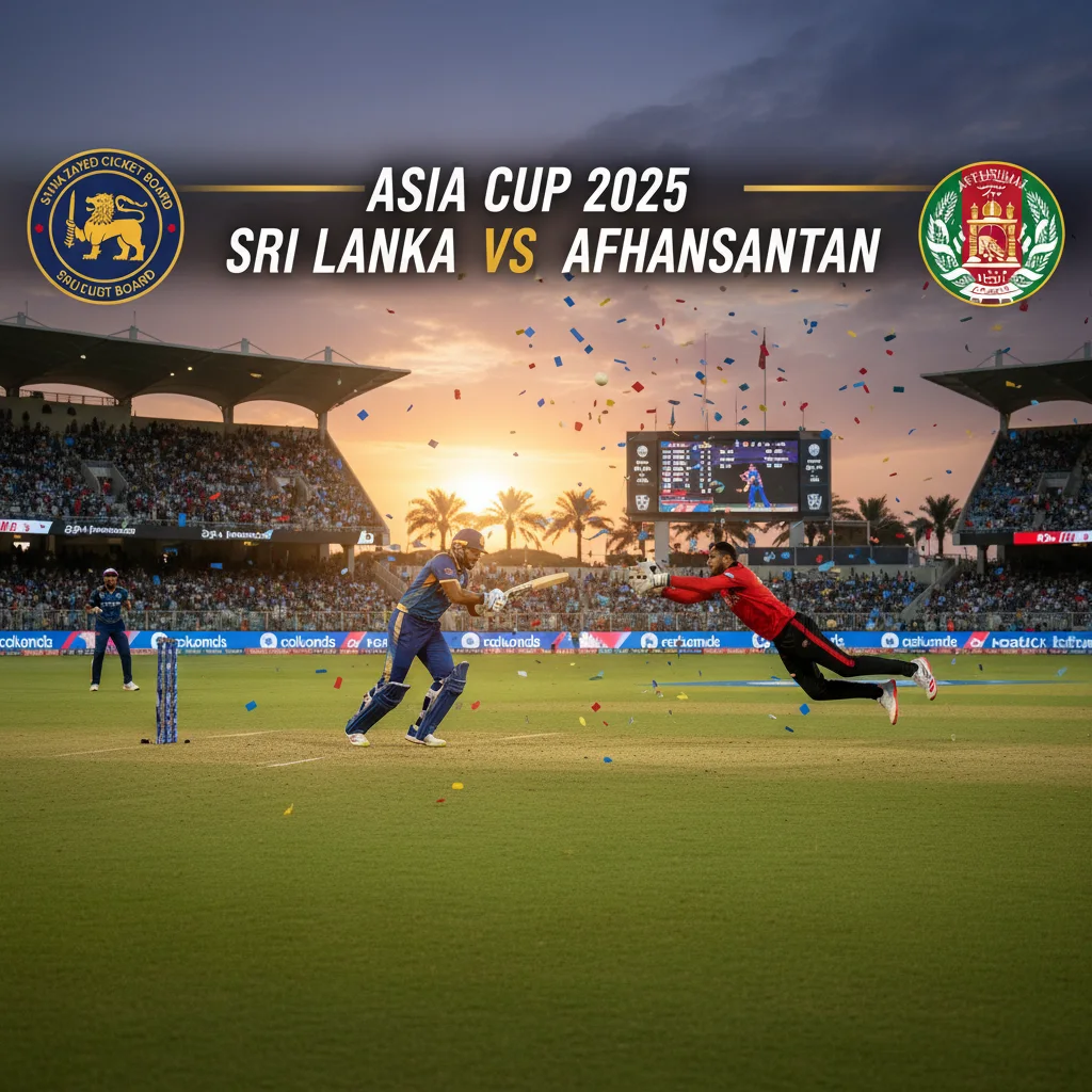 Asia Cup 2025: Sri Lanka vs Afghanistan