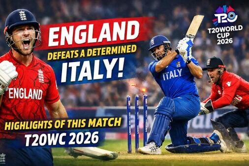 England beats Italy T20