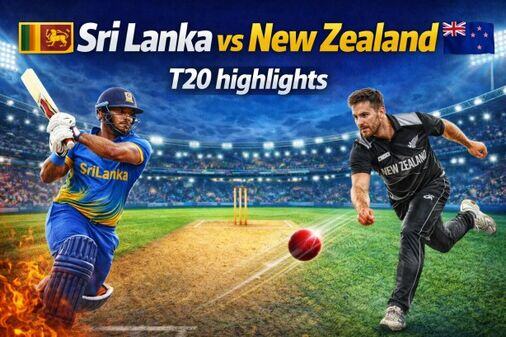 Sri Lanka vs New Zealand T20 highlights