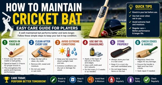 How to Maintain Cricket Bat